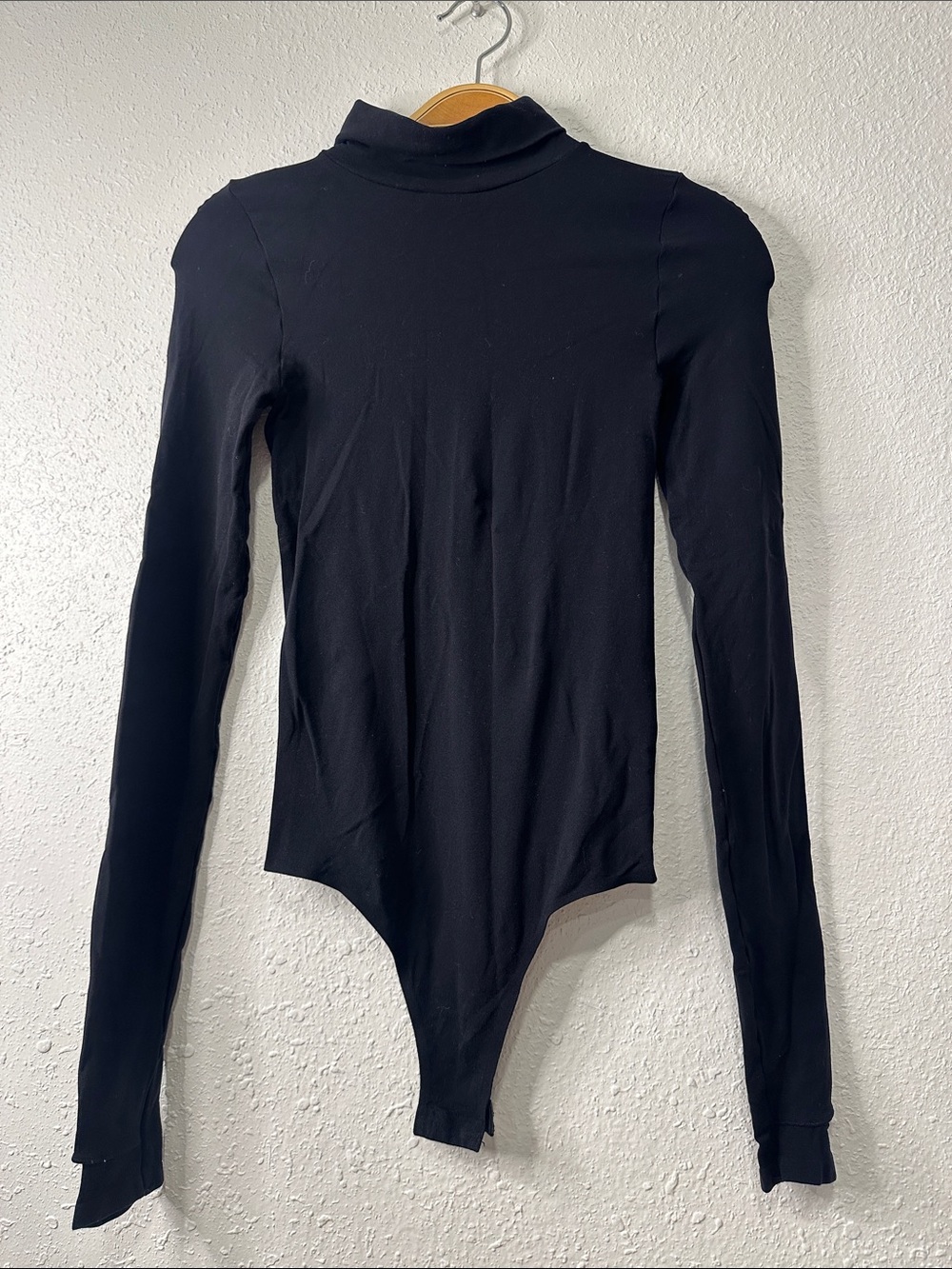Commando Black Long-Sleeve Turtleneck Bodysuit - Women Tops